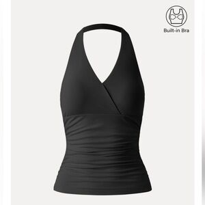 OGL Black Halter Top Bra-Free Top - SOLD